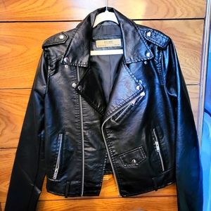 Shein AFTF Basic leather Jacket